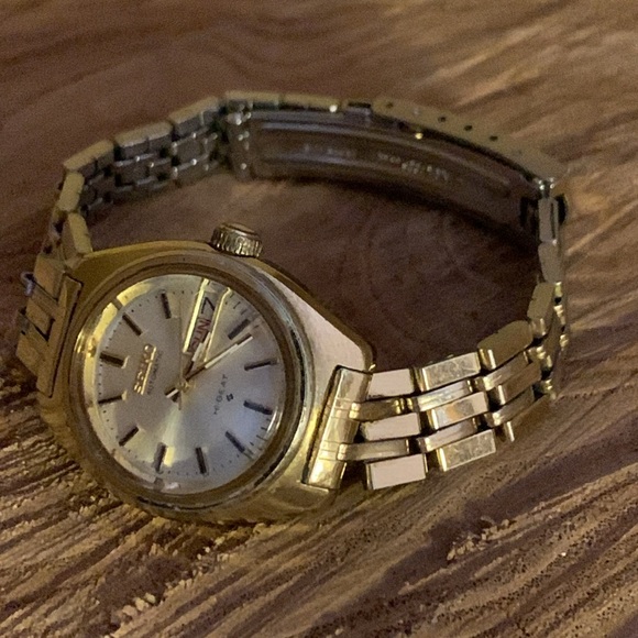 Seiko Accessories - SEIKO Hi Beat Automatic date-time 14 K GF Tops2706-0029 Japan E Water-resistant